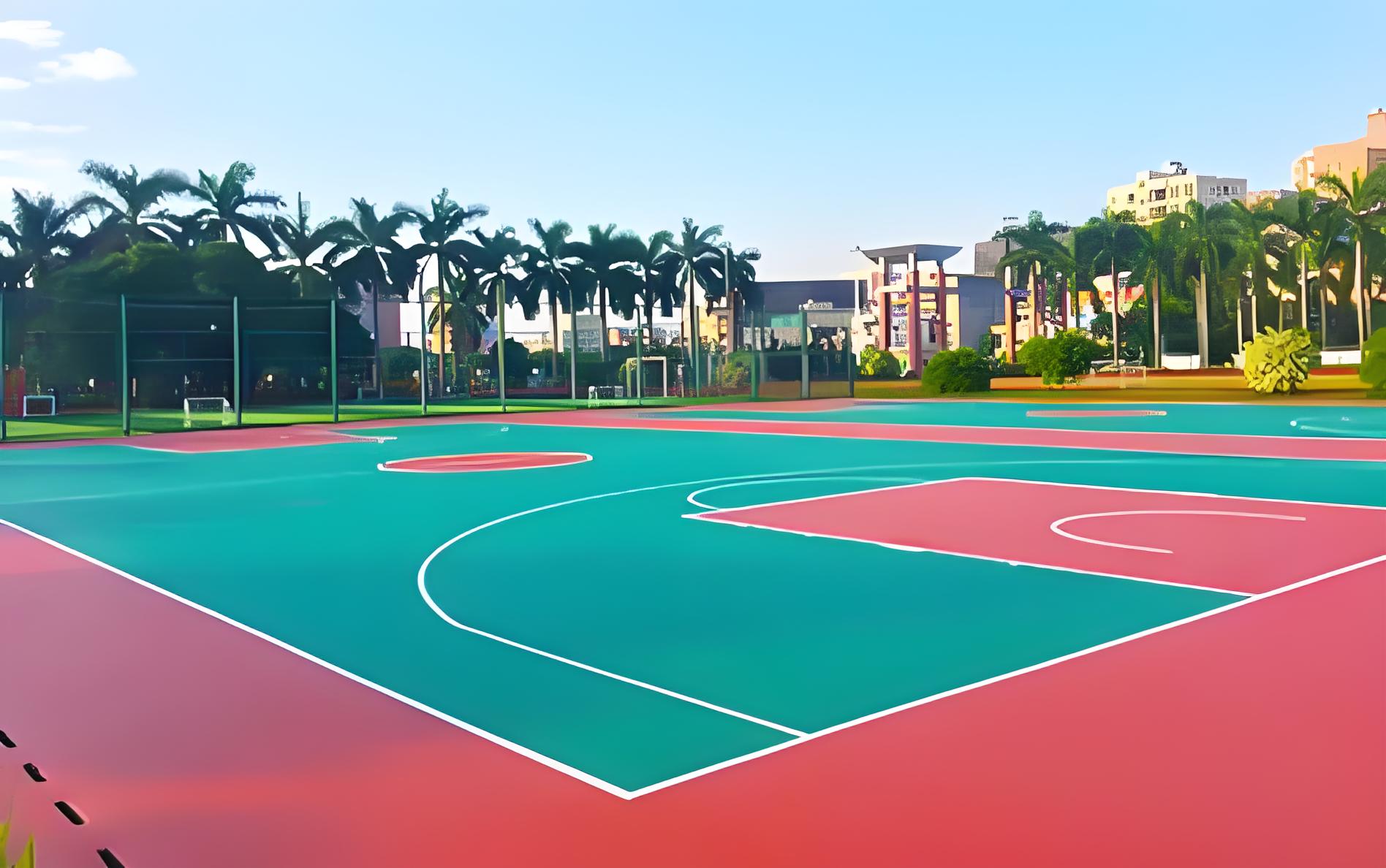 硅PU籃球場(chǎng)的鋪裝條件 硅PU籃球場(chǎng)的鋪裝條件