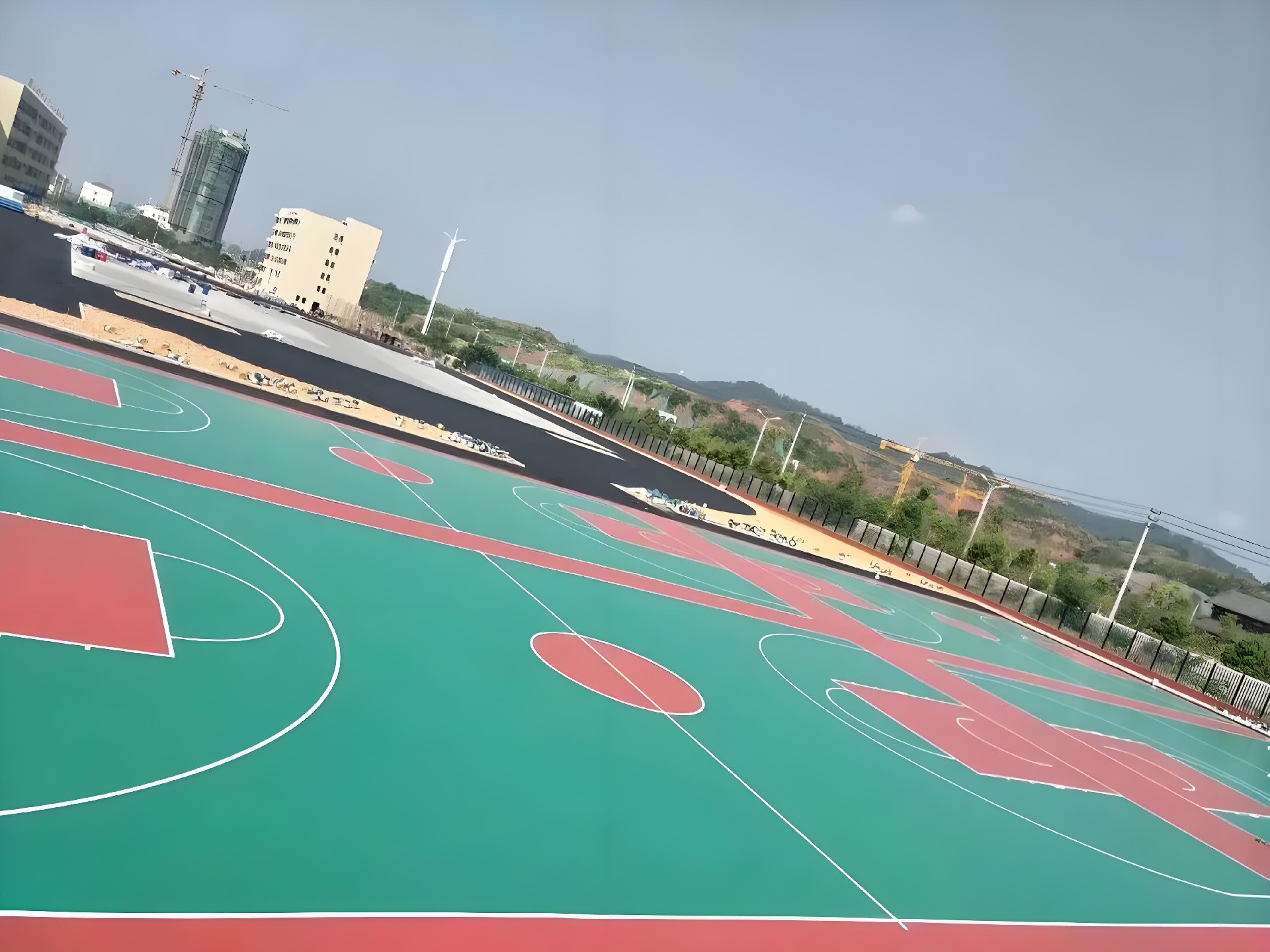 硅PU網(wǎng)球場 硅PU網(wǎng)球場